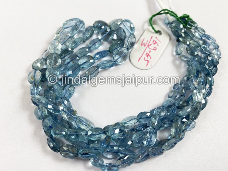 Santa Maria Aquamarine Faceted Oval Beads